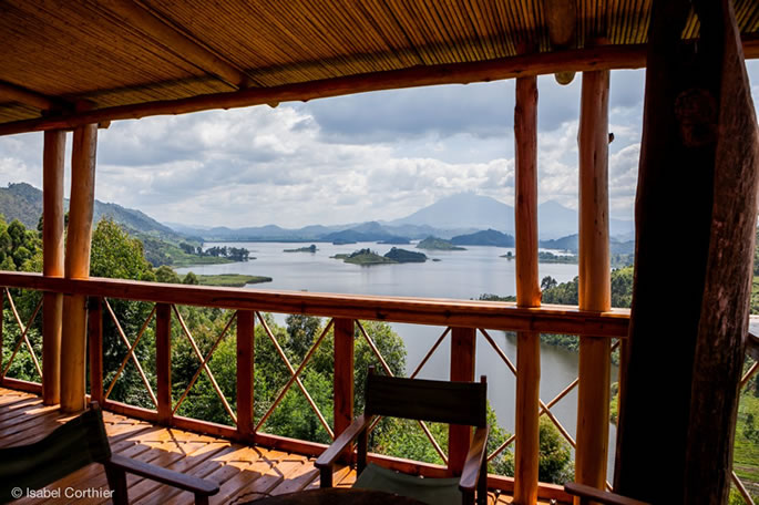 Fantastic View of Lake Mutanda - Chameleon Hill Lodge